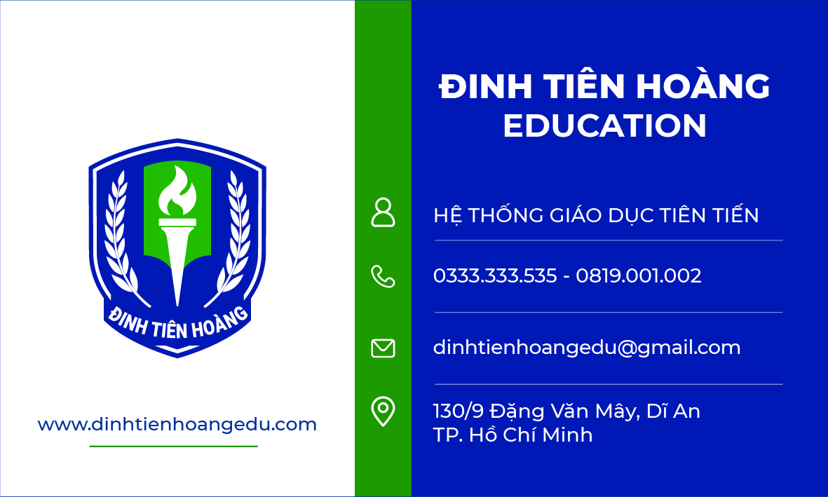 Đăng Ký Ngay: Tuyển Sinh Lớp 10 Năm Học Mới Tại Trường THPT Đinh Tiên Hoàng